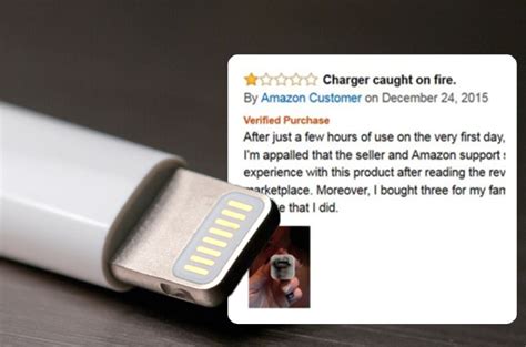 counterfeit apple products on amazon